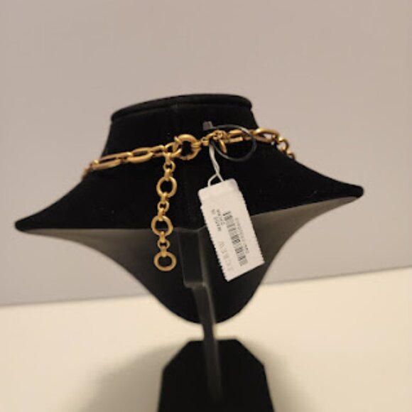 J. Crew Multicolor Rhinestone Statement Bib Necklace - Picture 4 of 5